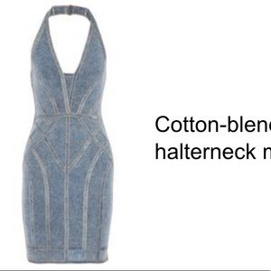 Herve Leger Denim - Style Chambray - Look Bodycon Dress size medium